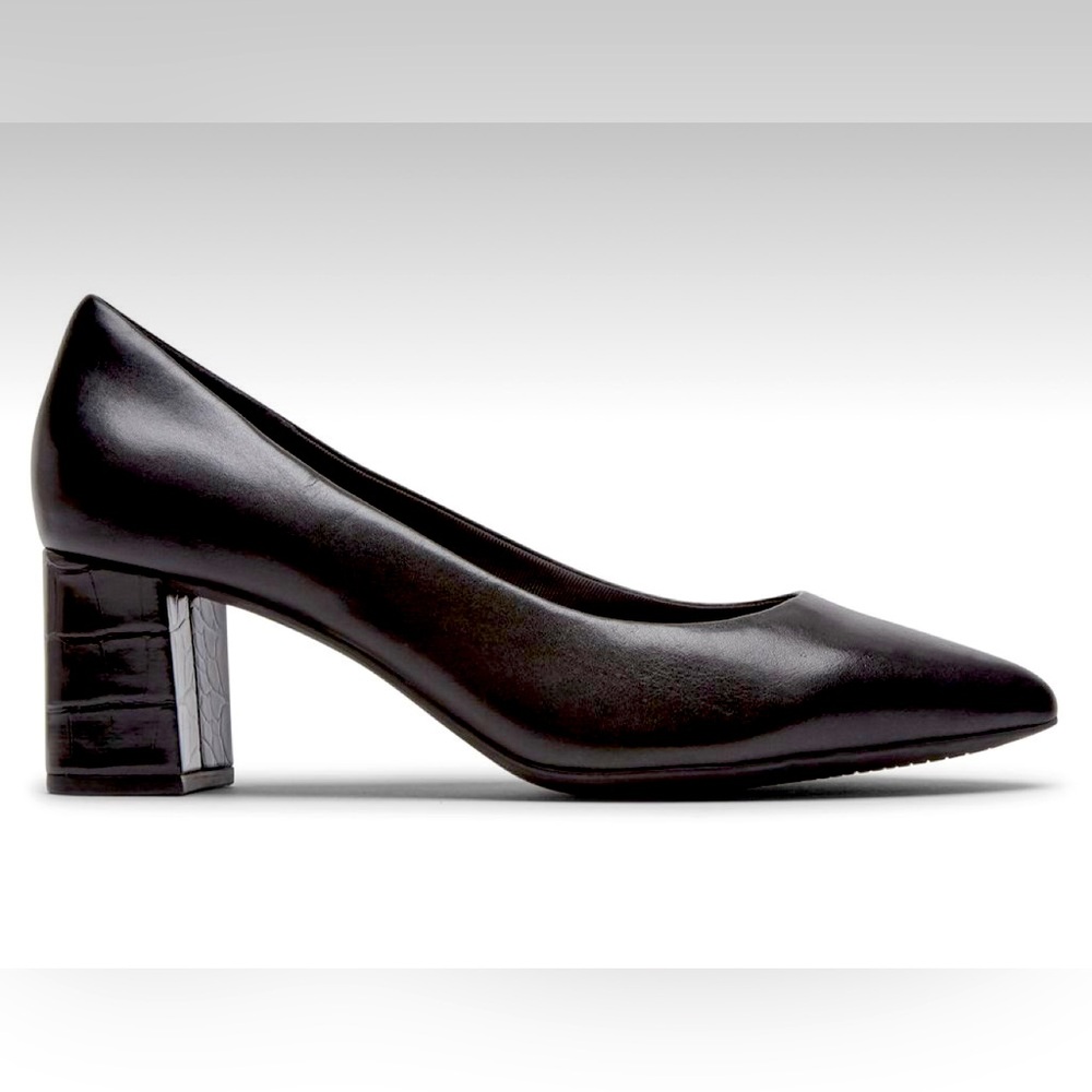 NWT ~ Rockport Total Motion Cayleen Heeled Leather Pump.
